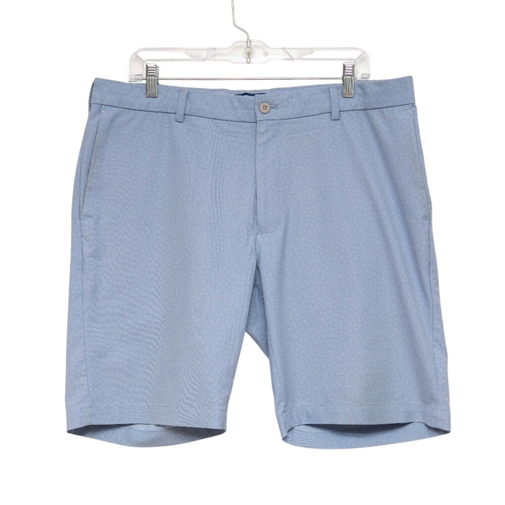 Peter Millar Sz 36 Crown Crafted Blue Performance Golf Shorts All over Print